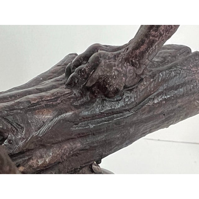 Antique French Bronze Hunting Dog Sculpture Signed E. Delabrièrre – Animalier Pointer With Game Bird c.1900 For Sale - Image 10 of 11