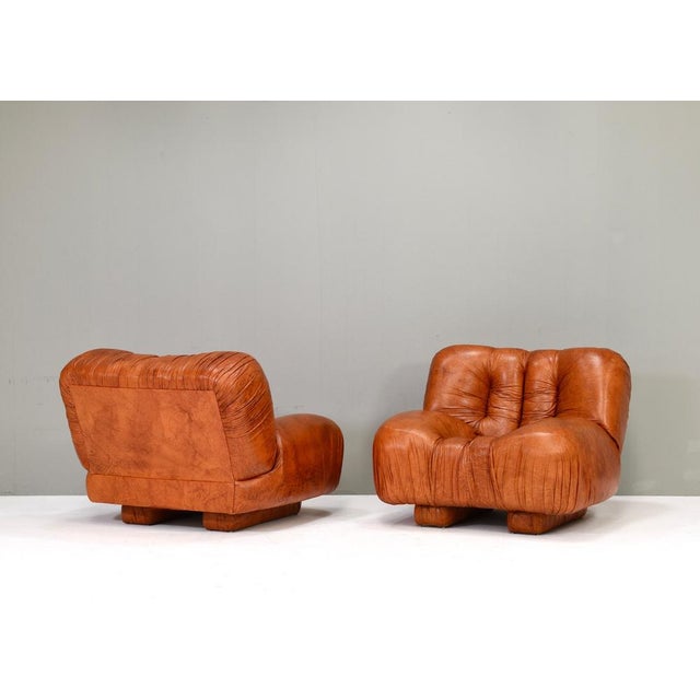 Vintage Italian Lounge Chairs by Giuseppe Rossi Di Albizzate, 1970s, Set of 2 For Sale - Image 10 of 18