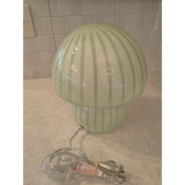 1990s 1990s Retro Mushroom Lamp- Styled After Murano For Sale - Image 5 of 5