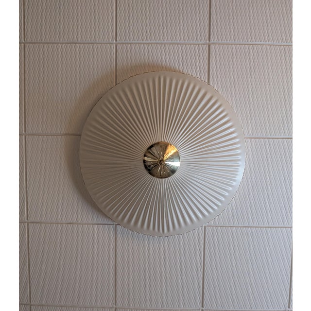 1950s Large Flush Mount in the style of Paavo Tynell, 1950s For Sale - Image 5 of 18