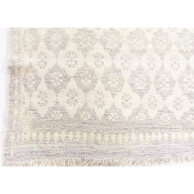 1940s Cotton Agra Rug For Sale - Image 5 of 9
