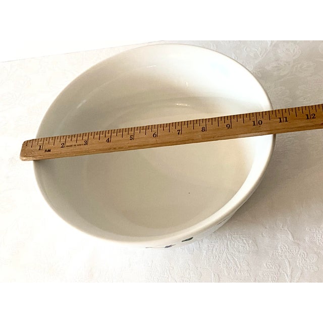 Late 20th Century Lenox Summer Terrace Serving Bowl Mint Condition Late 20th Century For Sale - Image 5 of 10