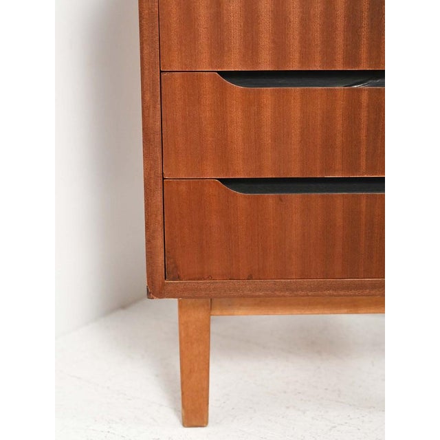 Small Scandinavian Mahogany Chest of Drawers, 1950s For Sale - Image 9 of 11