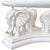 White Elephant Sculptural Coffee Table With Faux Shagreen Top Trim For Sale In West Palm - Image 6 of 7