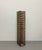 Industrial Vintage Metal & Leather Floor Wine Rack in the Style of Arthur Umanoff For Sale - Image 3 of 6