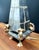 2010s Contemporary Psotmodern Gold and Silver Leaf Table Lamp by Lucas McKearn For Sale - Image 5 of 9