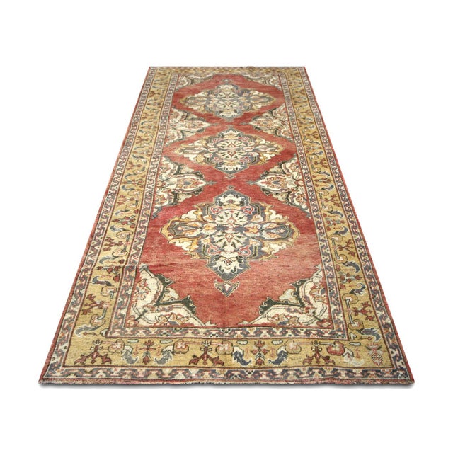 1960s Turkish Oushak Rug For Sale In Los Angeles - Image 6 of 6