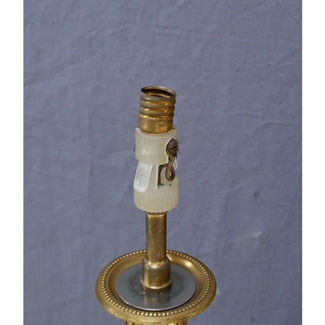 Louis XVI Style Bronze Wall Lights, Late 19th Century, Set of 2 For Sale - Image 9 of 11