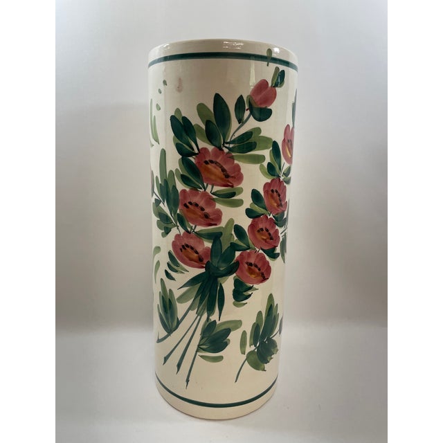 Mediterranean 1960s-70s Ceramic Umbrella or Stick Stand Made in Spain For Sale - Image 3 of 17