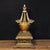 Traditional Vintage Tibetan Gilt Bronze Stupa - Buddhist Reliquary Pagoda With Gemstone Inlay For Sale - Image 3 of 9