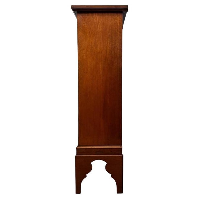 Antique Early 20th Century English Walnut Cupboard For Sale - Image 10 of 11