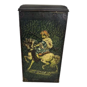 Late 19th Century Antique English Confectionery Tin