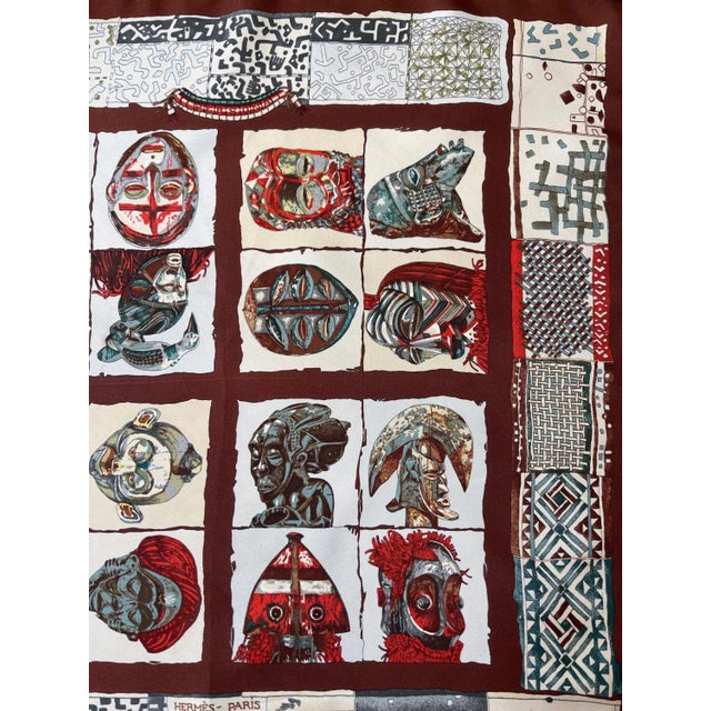 Hermès Hermès Silk Scarf Gavroche Persona 2003 Loic Dubigeon For Sale - Image 4 of 9