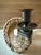 Brown Pair of Large Faux Ram's Horn Candle Holders For Sale - Image 8 of 12