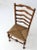 Antique Ladder Back Rush Seat Chair For Sale - Image 10 of 11