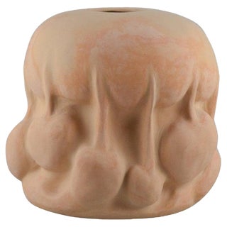 Danish Stoneware Vase by Christina Muff For Sale