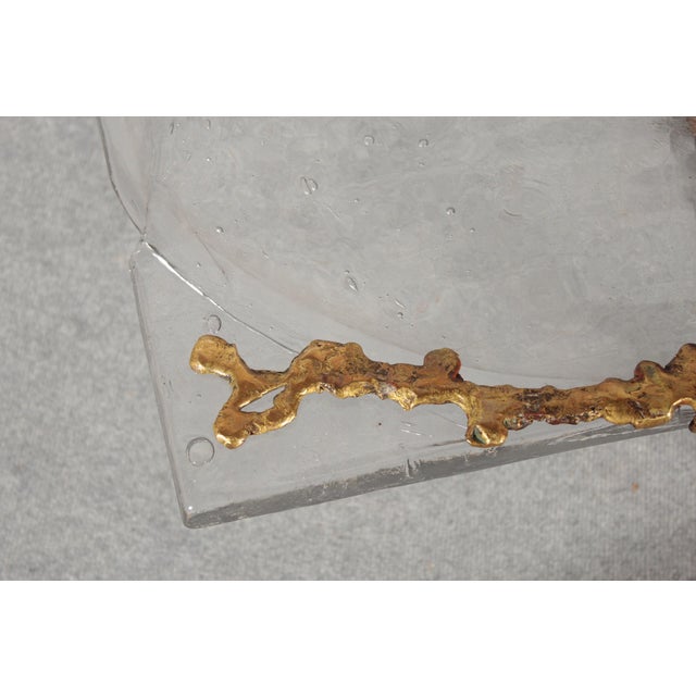 Side Table in Bronze and Glass from Lothar Klute, 1982 For Sale - Image 17 of 18