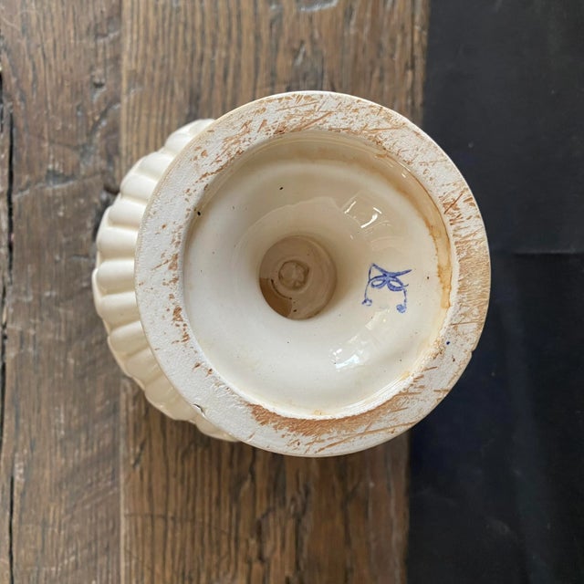 Antique Italian Apothecary Jar Venetian Aneto Porcelain Urn Large For Sale - Image 10 of 10