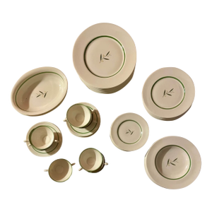 Rare Set of 1940s Franciscan China in Westwood Pattern