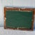Fantastic color and patina on this late 19th C sign fragment with the name “Edwin”. Cut down from a larger sign or box and...