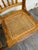 Vintage Spindle Back Caned Seat Solid Oak Dining Chairs For Sale In Kansas City - Image 6 of 12
