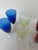 Mid-Century Baccarat Multi-Color Crystal Wine Glasses with Twisted Stems, France, 1960s, Set of 7 For Sale - Image 6 of 8