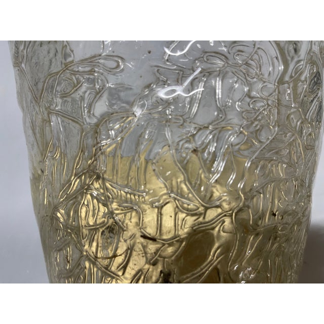 Large Ice Wall Sconce in Murano Glass, 1970s For Sale - Image 11 of 16