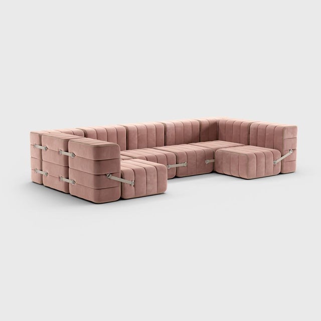 Not Yet Made - Made To Order Flexible U-Sofa from Ambivalenz, Set of 15 For Sale - Image 5 of 5
