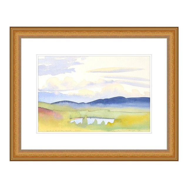 Late 20th Century Pond and Mount Megunticook, Susan Headley Van Campen For Sale