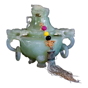 Antique Chinese Celadon Jade Vessel