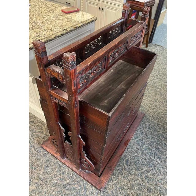 Vintage Wedding Chest For Sale In Providence - Image 6 of 8