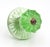 Traditional Pair of Vintage 1.75 In. Fluted Green Glass Cabinet Knobs For Sale - Image 3 of 6