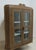 Art Nouveau Antique Oak chestnut Hanging Corner Cabinet Cupboard Display Hutch For Sale - Image 3 of 11