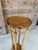 Mid 20th Century Vintage Pair of Faux Bamboo and Woven Rattan Plant Stands For Sale - Image 5 of 12