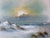 Coastal Vintage Remington Coastal Seascape Oil on Canvas Painting – Framed For Sale - Image 3 of 11