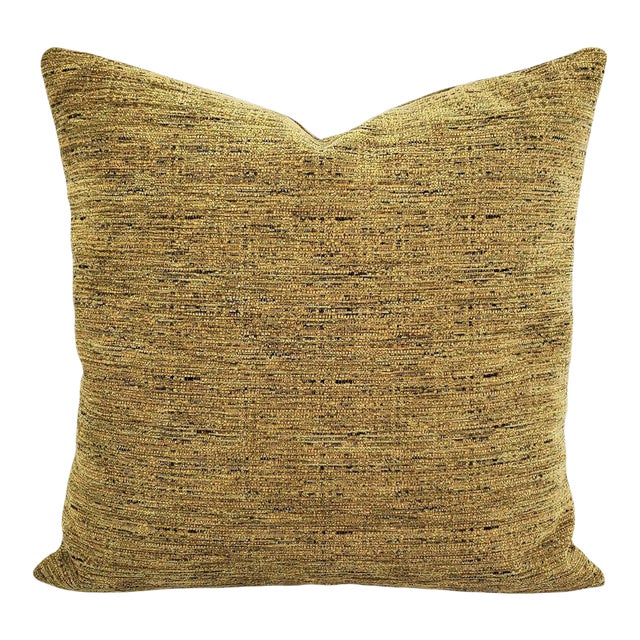 Pindler Omega in Sage Pillow Cover - 20" X 20" Solid Textured Chenille Cushion Cover For Sale