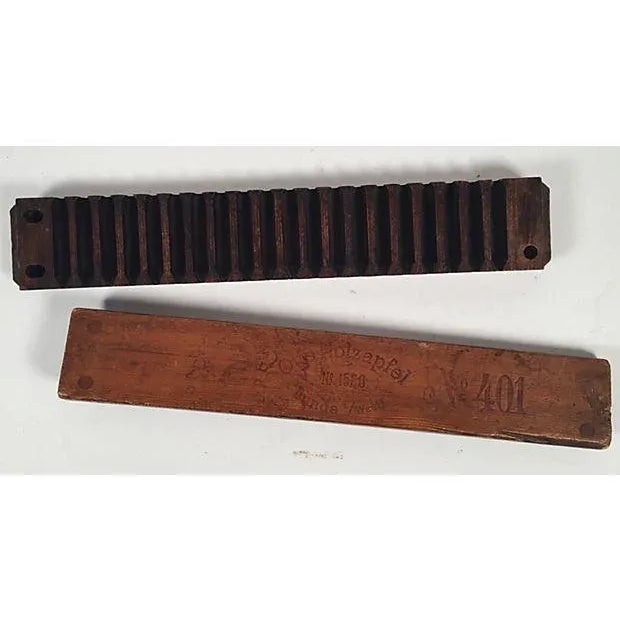 Antique German Otto Holzapfel Wooden Cigar Mold For Sale In Kansas City - Image 6 of 9