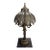 Vintage 38” Hollywood Regency Brass & Marble Prism Lamp For Sale
