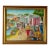 Vintage Haitian Oil on Canvas Painting by Louines Mentor For Sale