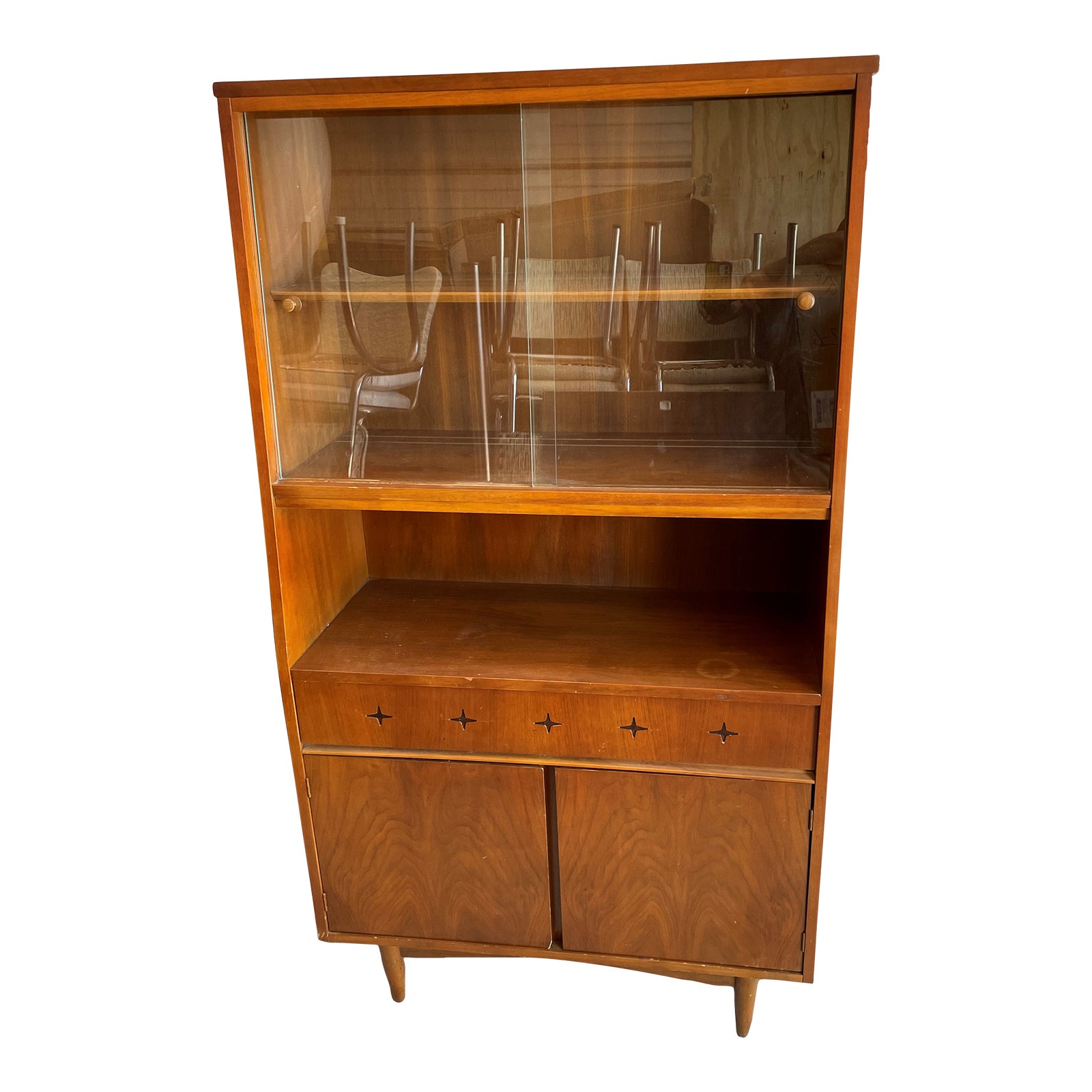 1960s MidCentury Modern Garrison Hutch China Display Chairish