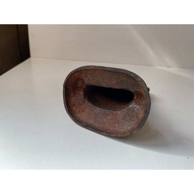 Late 19th Century Antique Runestone Desk Ornament in Cast Iron, 1894 For Sale - Image 5 of 7