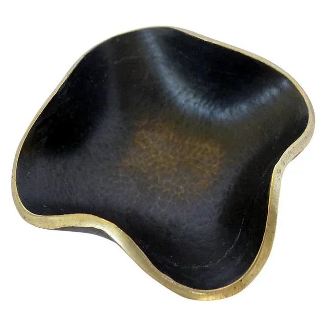 1950s 1950s Delicate Brass Bowl by Walter Bosse For Sale - Image 5 of 5