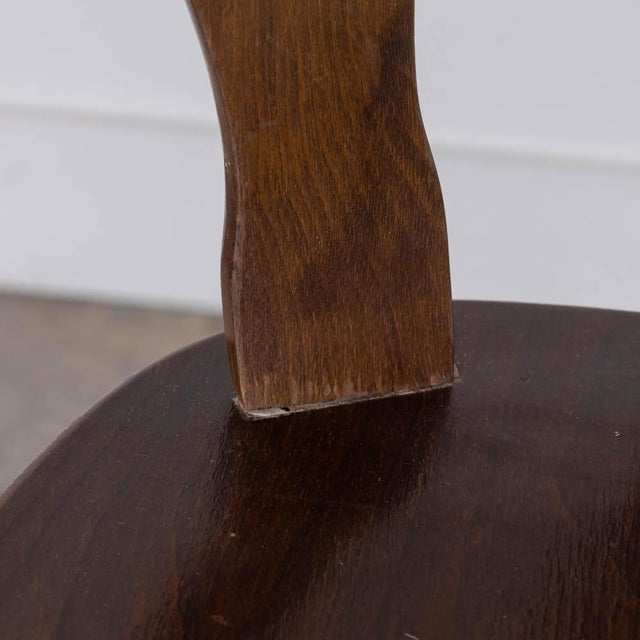 1950s French Wood Brutalist Chair For Sale - Image 12 of 13
