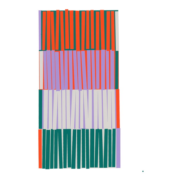 Josef Albers 1963 "Interaction of Color" Folder Xvi-3 Left Side Silkscreen Print For Sale