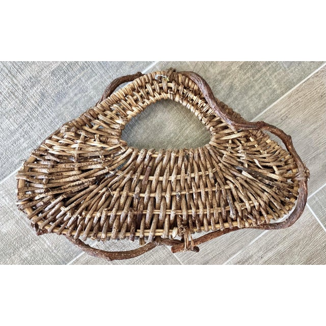 Mid 20th-Century Rustic Adirondack-Style Branch & Twig Willow & Branch Wall Pocket For Sale - Image 11 of 12