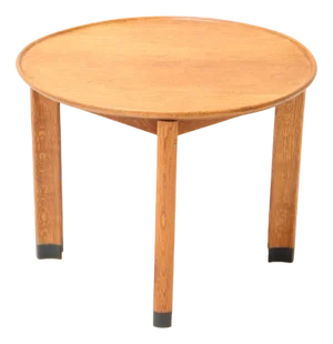 Art Deco Amsterdam School Oak Side Table by Piet Kramer for Randoe, 1919