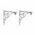 Antique Wrought Iron Canopy Brackets For Sale In New York - Image 6 of 6