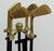 Vintage Brass and Cast Iron Golf Club Fireplace Tools on Stand For Sale - Image 4 of 12