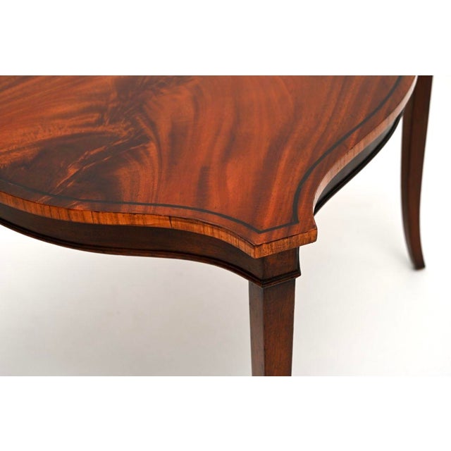 Vintage Regency Inlaid Side Tables, 1930, Set of 2 For Sale - Image 9 of 11