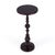 Metal Darien Outdoor Round Pedestal Side Table, Outdoor Bronze For Sale - Image 7 of 7